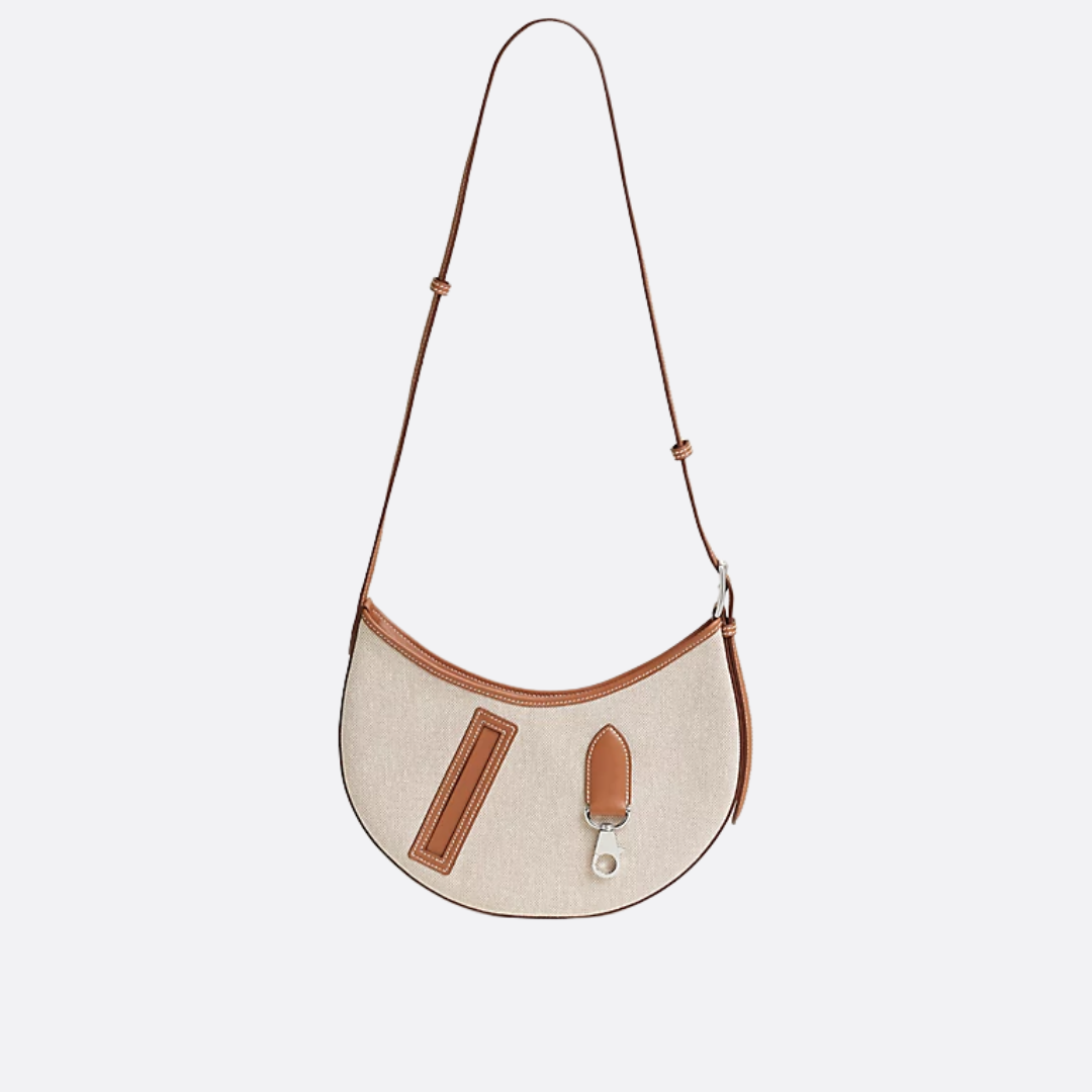 Hermès – P’tit Arçon Tasche aus Canvas & Leder
