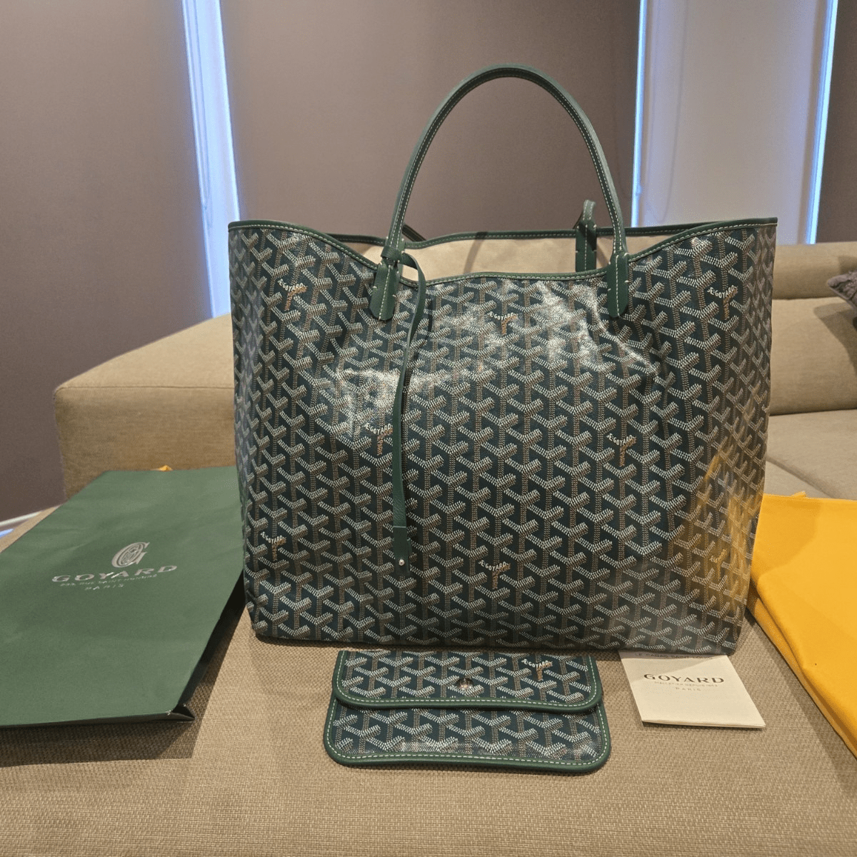 Goyard Saint Louis GM Tote Bag – Grün