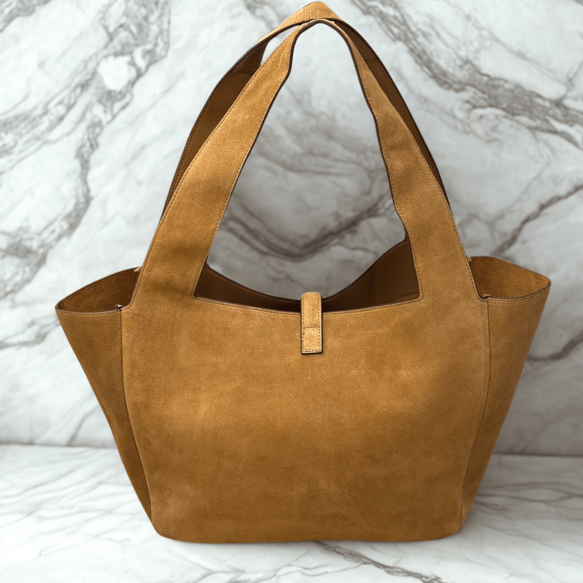 Saint Laurent – Le 5 à 7 Bea Tasche aus Wildleder