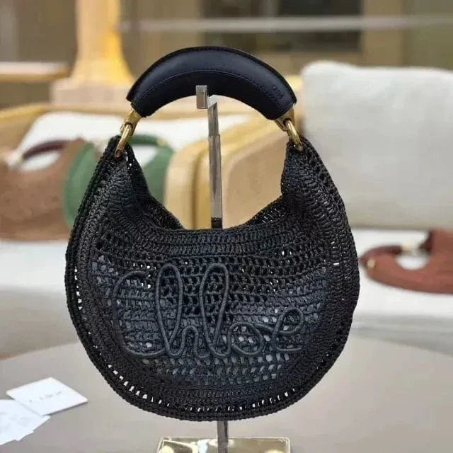 Chloé Hot Summer Banana Bag aus Raffia