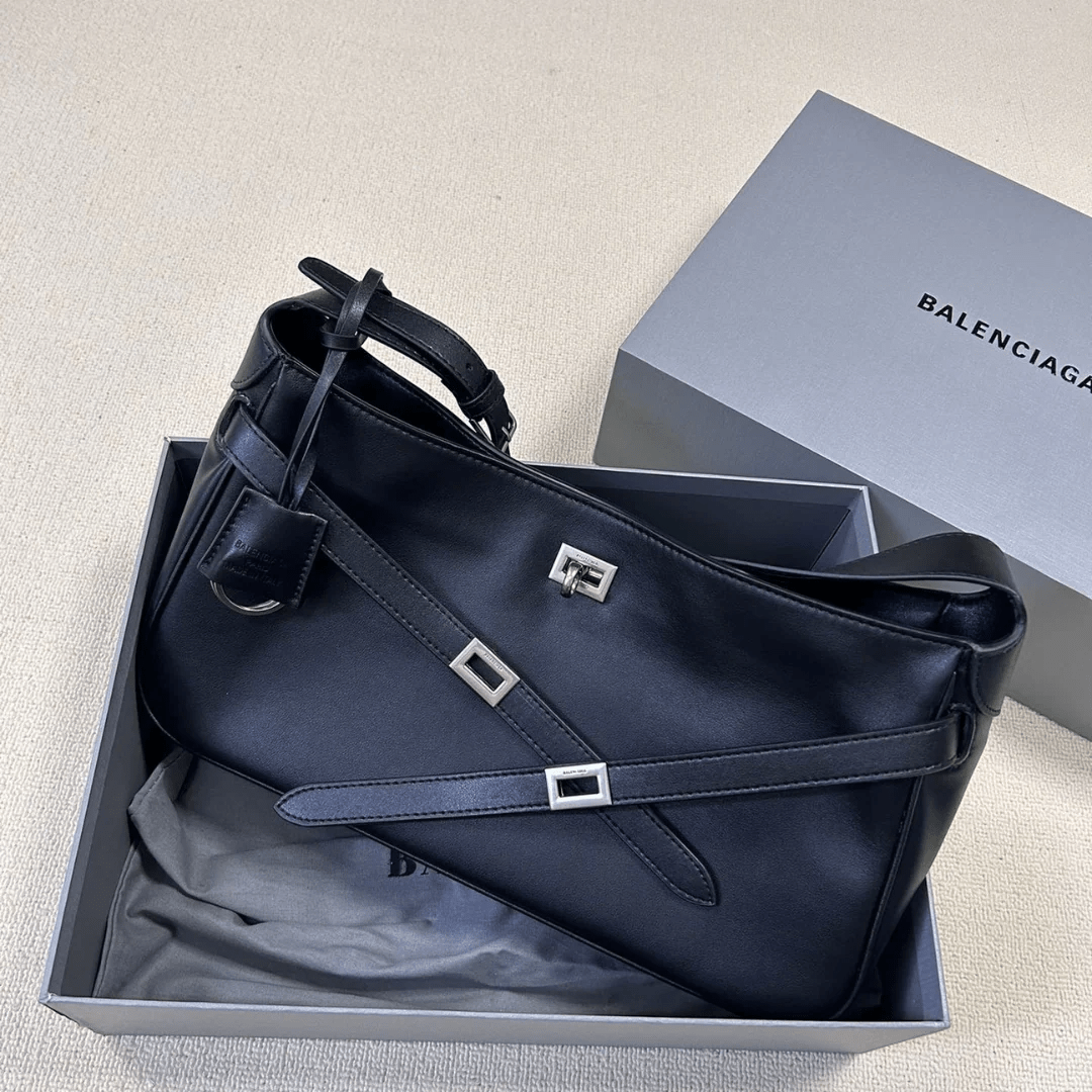 Bel Air Medium Schultertasche für Sie in Schwarz – Balenciaga