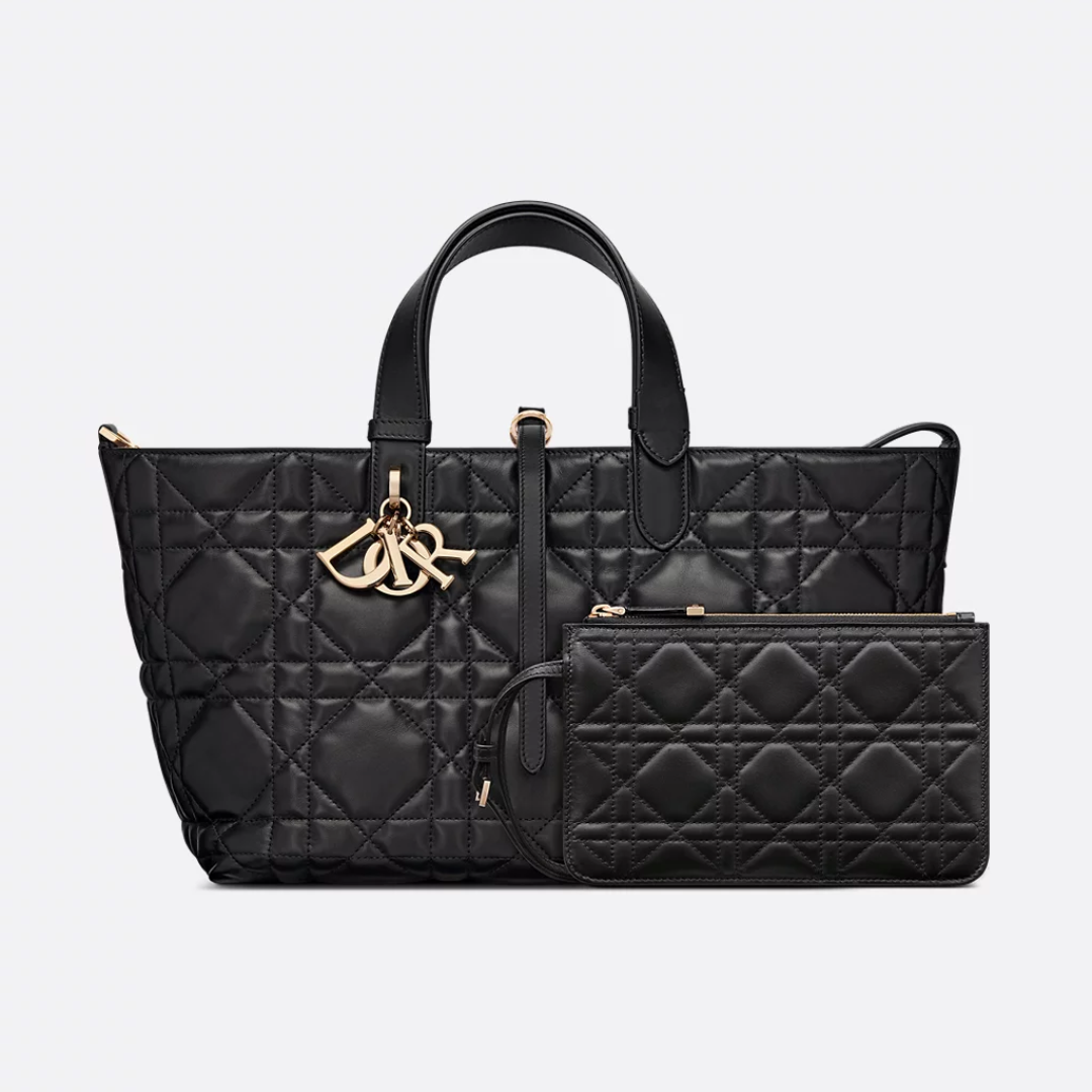 DIOR TOUJOURS VERTIKALE TOTE-TASCHE MITTEL