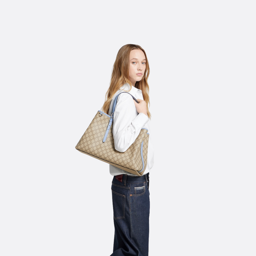 GROSSER GG EMBLEM SHOPPER GUCCI