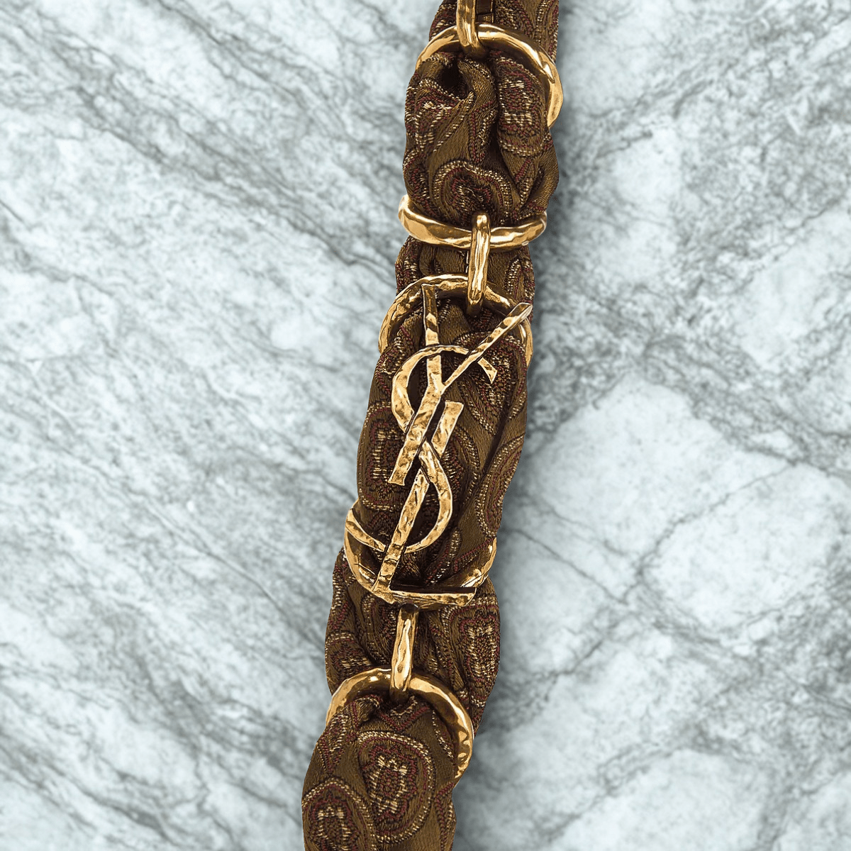 Yves Saint Laurent – Amalia Tasche aus Jacquard