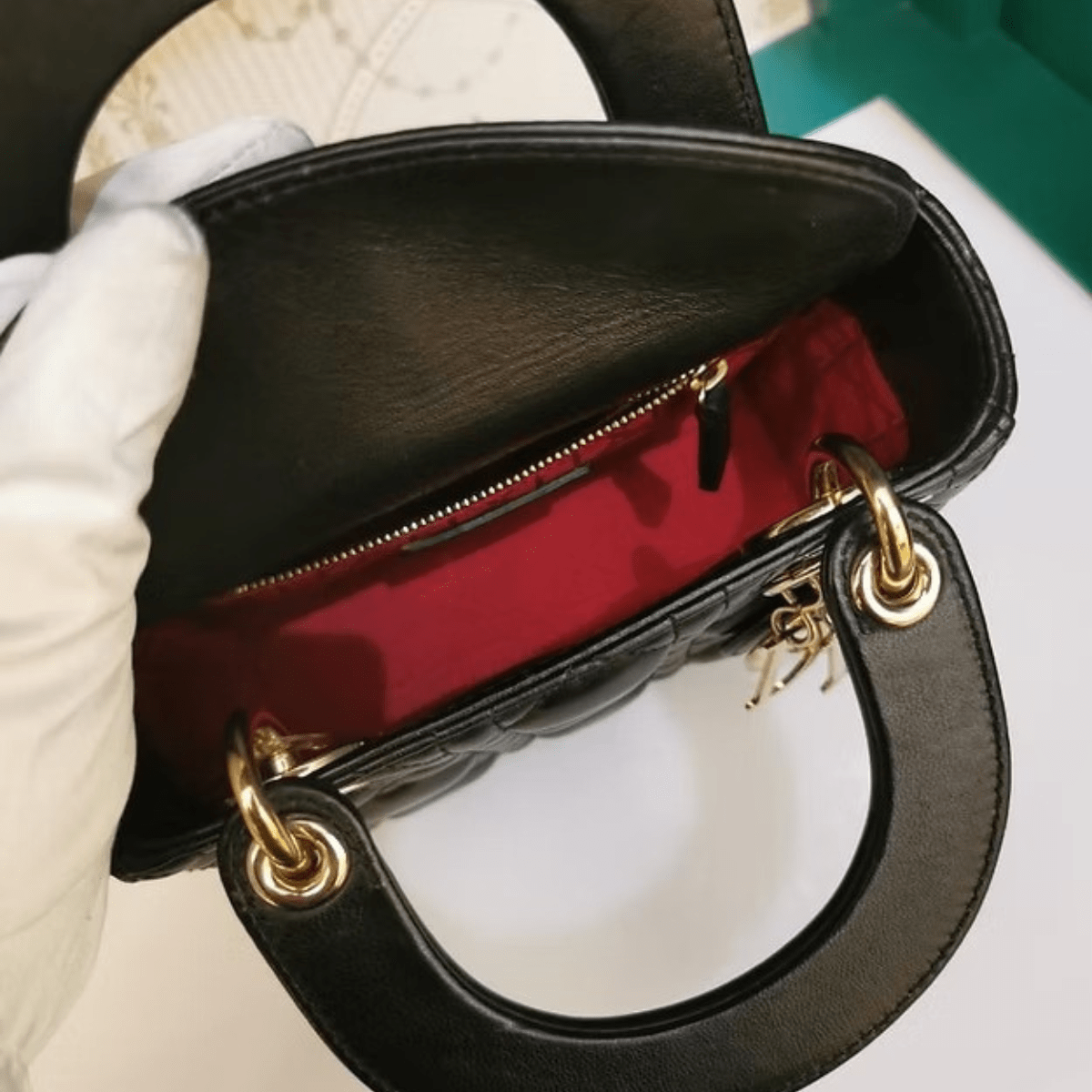 Mini Lady Dior Tasche