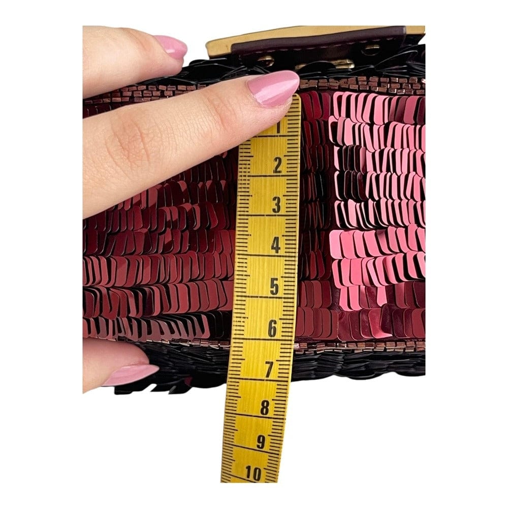 Fendi Baguette Bag in Roten Pailletten