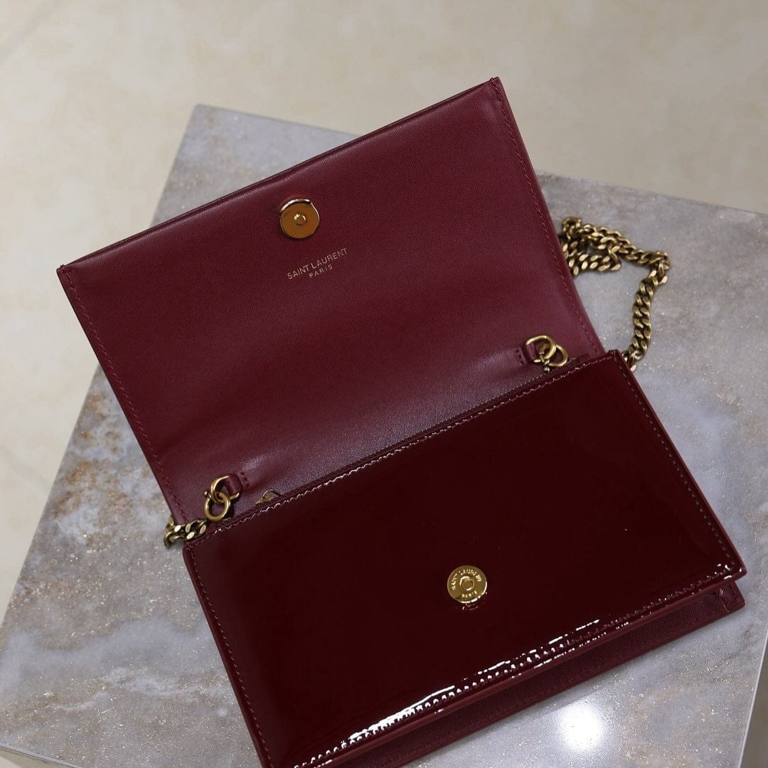 Yves Saint Laurent – Kate Small Tasche aus Lackleder