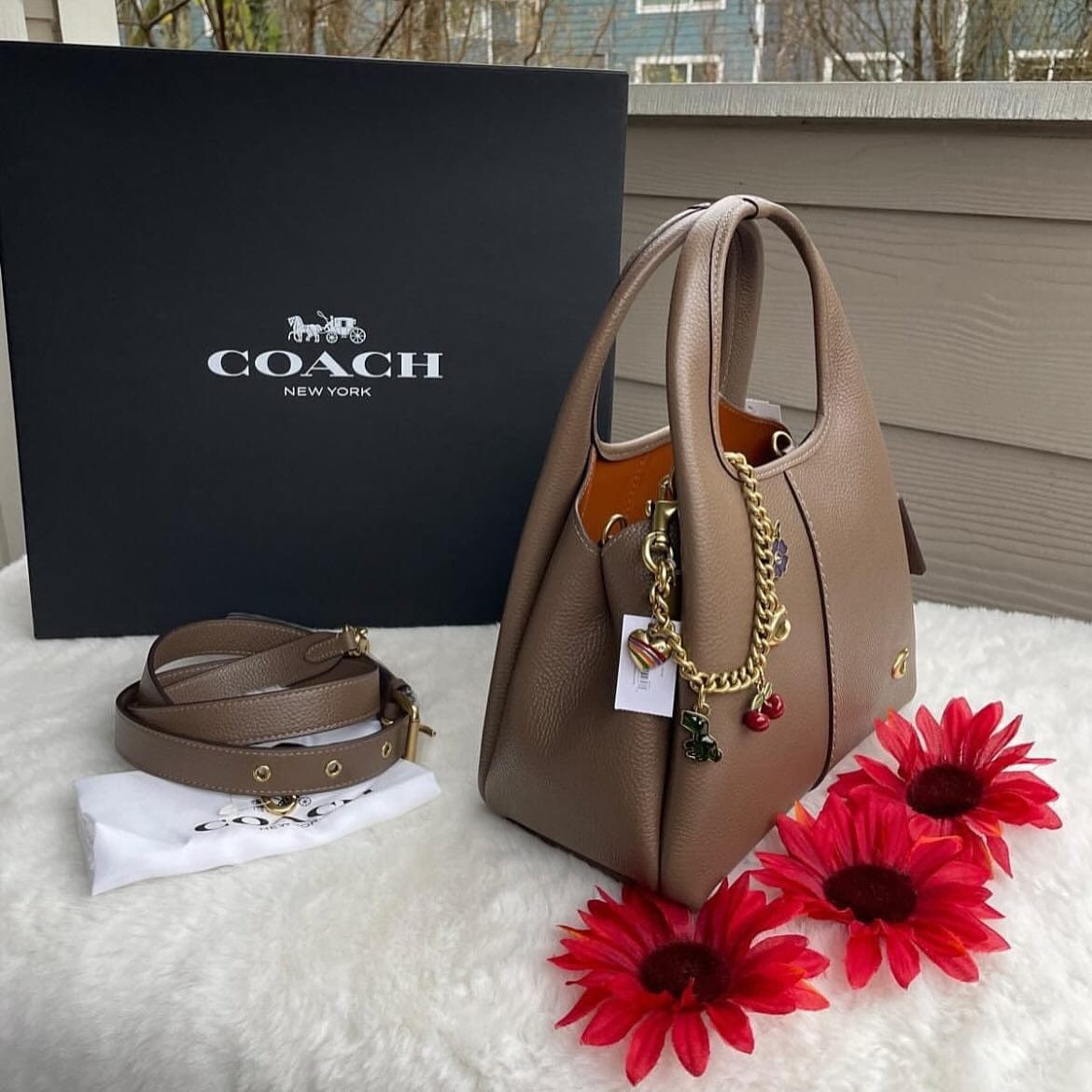 Coach Lana Schultertasche 23 Braun