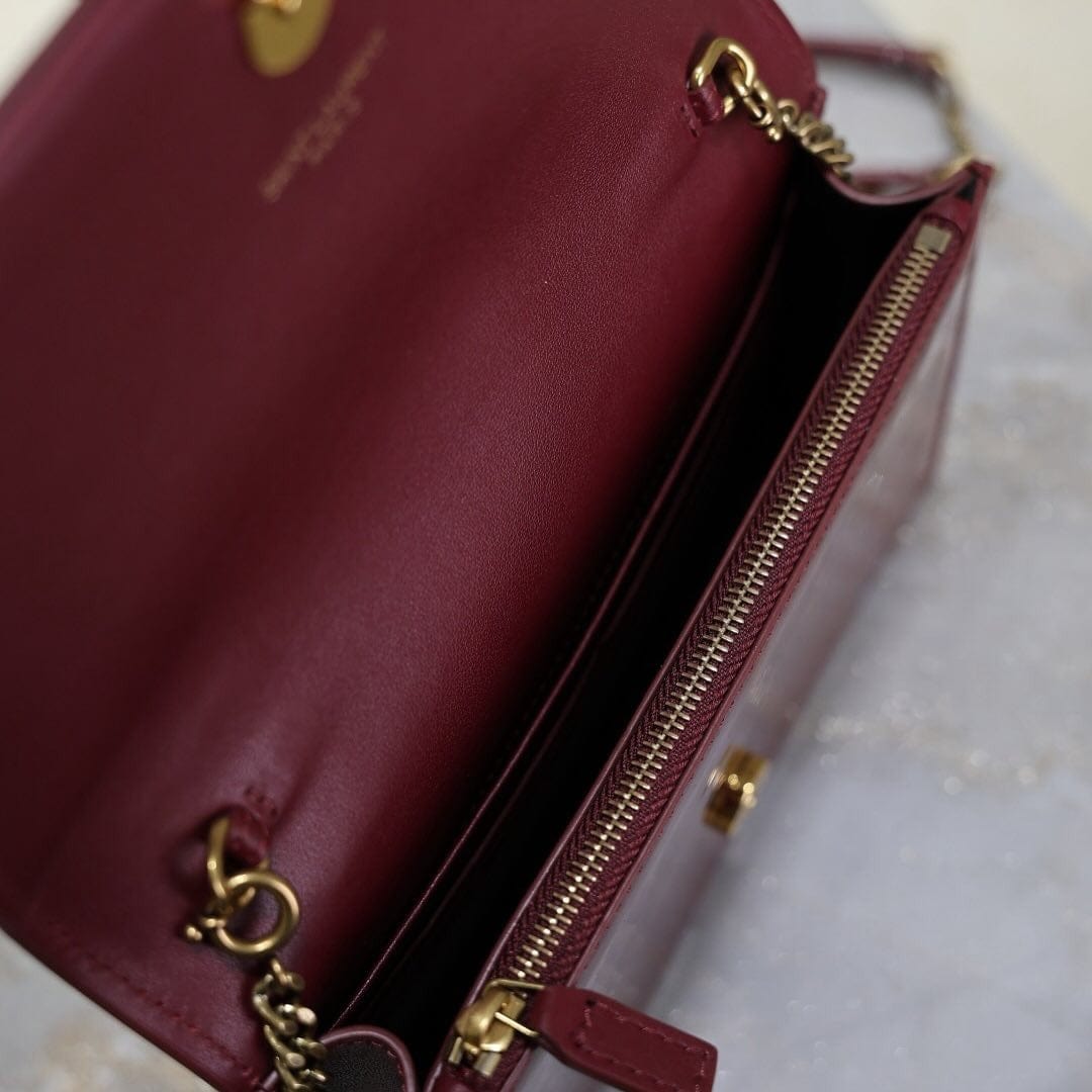 Yves Saint Laurent – Kate Small Tasche aus Lackleder